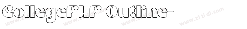 CollegeFLF Outline字体转换 CollegeFLF Outline字体转换